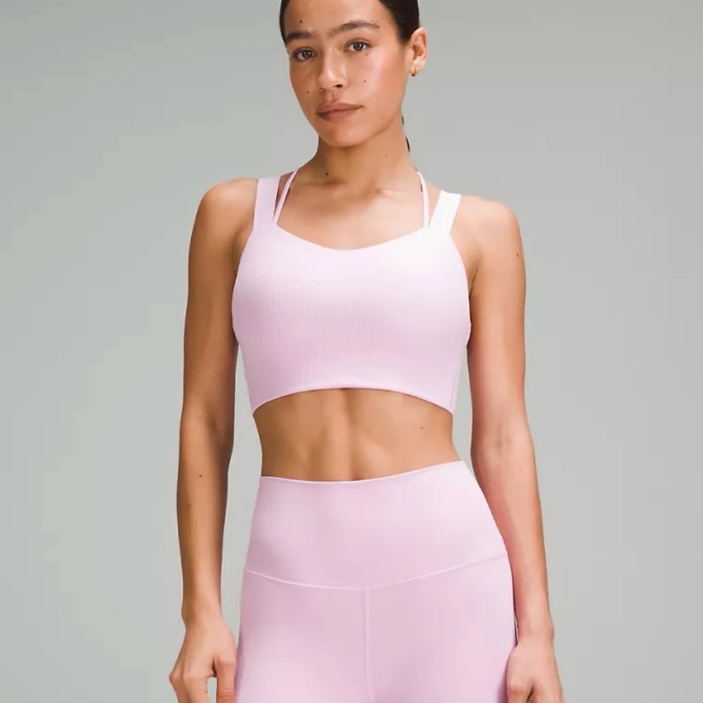 Lululemon Like a Cloud Longline Ribbed Bra Sz 10